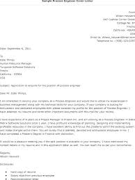 Process Engineer Cover Letter Engineer Cover Letter Sample Cover