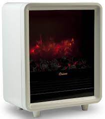 Crane Mini Fireplace Heater White