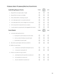 Catering Survey Template