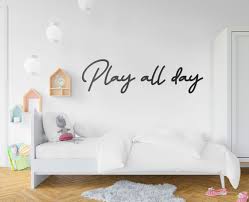 Play All Day Cutout Wall Decor Letters