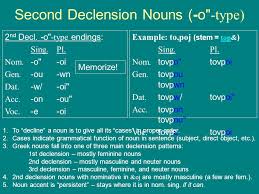 Lesson 5 Second Declension Nouns Ppt Video Online Download