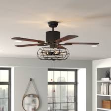 In this video i'll show you how to install farmhouse/industrial style lighting. Industrial Ceiling Fans Free Shipping Over 35 Wayfair