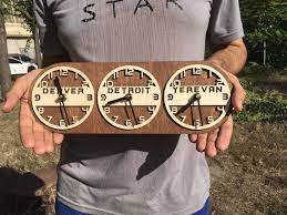 Buy Wall Clock Time Zone Clock City