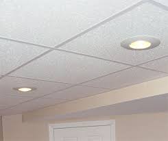 basement ceiling tiles installed