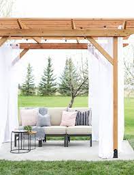 Diy Redwood Pergola With Free Building