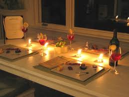 how to have a candle light dinner