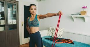 a resistance band chest workout you can