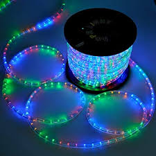 Amazon Com Mega Brands Christmas Lighting Led Rope Light 150ft Multi Color W Connector Musical Instruments