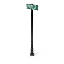 main street name png images psds for