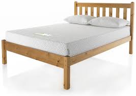 custom size natural bed frame with