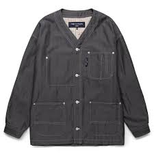 Comme des Garcons Homme Collarless Chore Jacket