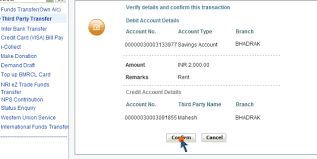 sbi account of others using netbanking
