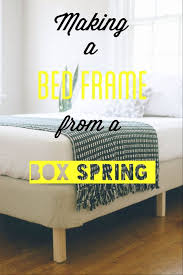 box spring bed frame