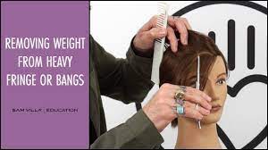 removing weight from a heavy fringe