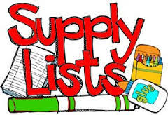 Image result for School Supply Lists