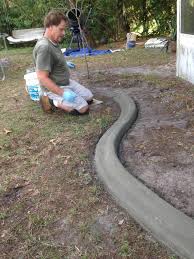 Custom Concrete Curbing Edging