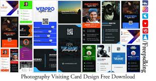 photography visiting card design free