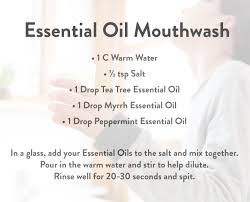 essential oil mouthwash
