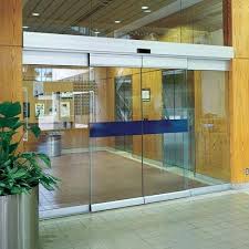 Office Automatic Sliding Glass Door In