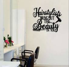 Hair Salon Wall Art Custom Metal Sign