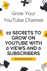 How To Get More Views On Youtube Even With 0 Subscribers Youtube gambar png