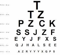 Standard Eye Chart Test Www Bedowntowndaytona Com