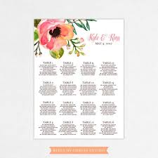 Wedding Seating Chart Kyle Digital File By