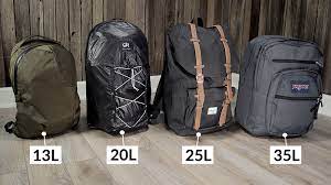 ultimate backpack size guide what