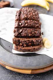 vegan chocolate banana bread gf