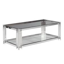Coaster 720218 cuppuccino glass top coffee table with stool. Two Tier Glass Coffee Table You Ll Love In 2021 Visualhunt