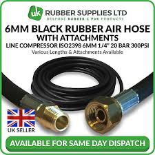 Black Rubber Air Hose Line Compressor