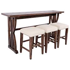 4 Piece Counter Height Sofa Table Set