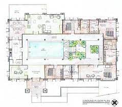Courtyard House Plans House Layout