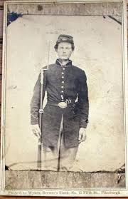 Confederate soldier major edmonds, virginia infantry. Union Civil War Soldier Cdv Pittsburgh Double Armed Carte De Visite Photograph 434794241