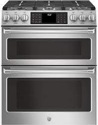 As with many ge gas ranges of this series, the ge cafe cgs990setss double oven gas range runs on propane gas. Amazon Com Ge Cafe Cgs995selss 30 Inch Slide In Gas Range With Sealed Burner Cooktop 6 7 Cu Ft Primary Oven Capacity In Stainless Steel Appliances