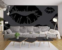 Lips Removable Wallpaper Decal Bold