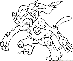 Zoroark and her adopted child zorua were abducted in unova by the film's antagonist, businessman grings kodai. Infernape Pokemon Coloring Page For Kids Free Pokemon Printable Coloring Pages Online For Kids Coloringpages101 Com Coloring Pages For Kids
