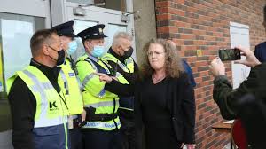 Dublin Bay South candidate Dolores Cahill clashes with gardai ...
