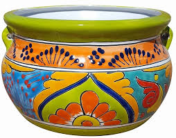 Mexican Talavera Pots Pottery