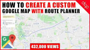 Save and export your route in a pdf file. How To Create A Custom Google Map With Route Planner And Location Markers Google Maps Tutorial Youtube