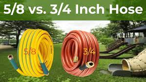 5 8 vs 3 4 inch hose which size is