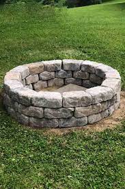 Diy Stone Fire Pit For Your Backyard