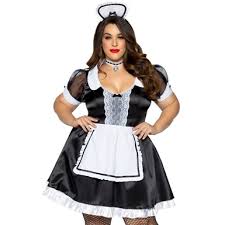 plus size clic french maid costume