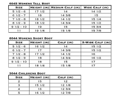 Horse Size For Rider Chart Treadstone Boots Size Chart