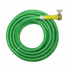 Green 1 Inch Pvc Braided Hose Pipe