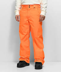 Oakley Sun King Neon Orange Biozone 10k Snowboard Pants