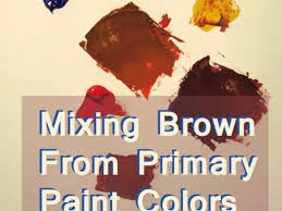 how to mix brown from a limited palette