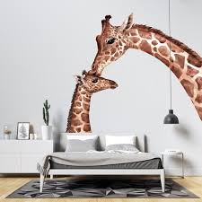 Baby Giraffe Wall Decal For Safari