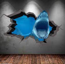 Shark Wall Decal Great White Wall