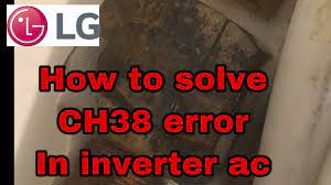 how to solve ch38 error code in lg unit